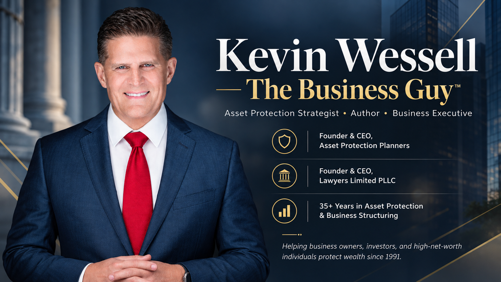 Kevin Wessell, asset protection strategist known as The Business Guy